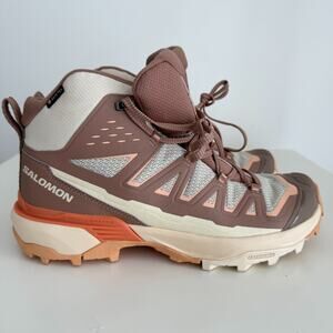 Salomon X Ultra 360 Edge Womens Hiking Boots 9 Mid Gore Tex Shoes Shortbread